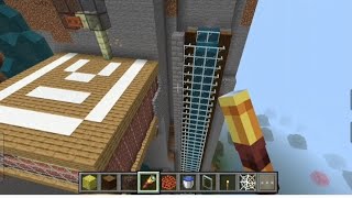 cómo hacer un ascensor en Minecraft [upl. by Treva889]