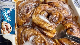 EASY Fluffy Cinnamon Rolls Recipe  Canned Cinnamon Rolls Hack [upl. by Silletram]