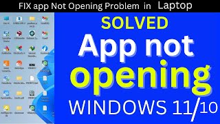 Laptop me koi app open nahi ho raha hai  laptop mein koi bhi app  software open nahi ho raha hai [upl. by Isabella]