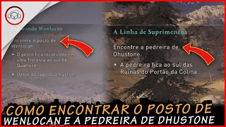 Assassins creed valhalla Como encontrar o posto de Wenlocan e a pedreira de Dhustone  super dica [upl. by Anihcak]