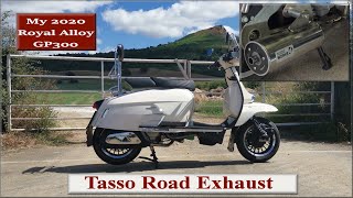 Royal Alloy GP300  Tasso Road Exhaust Sound Clips [upl. by Bein]