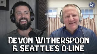 Devon Witherspoons leap and Seahawks offensive line updates with Gregg Bell [upl. by Taite]