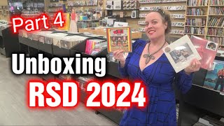 Record Store Day 2024  Unboxing New Vinyl Records  RSD Part 4 [upl. by Attennaj]