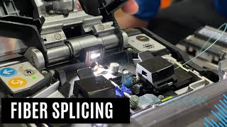 FIBER OPTIC CABLE SPLICING PROCEDURE HOW TO SPLICE FIBER OPTIC CABLE [upl. by Aiyotal]