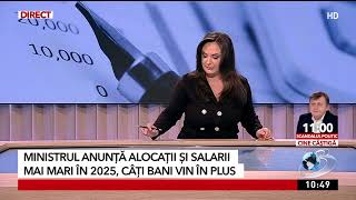 Alocații și salarii mai mari în 2025 Câți bani vor primi românii în plus [upl. by Chad319]