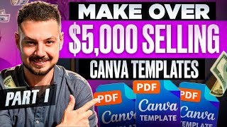 How I Earn 1000Week with Canva Templates – Full Tutorial [upl. by Duahsar]