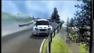 Robert Kubica crash 3D simulation 2011 Rally Ronde di Andora [upl. by Seroka]