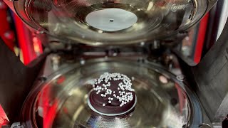 How a beautiful vinyl is made 🥰🔥 vinyl dj factory machine manufacturing [upl. by Anahpos920]