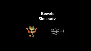 Beweis  Herleitung des Sinussatz [upl. by Ichabod]