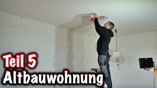 Demontage Lampen  Elektrik in Altbauwohnung erneuern ElektroM [upl. by Boj604]