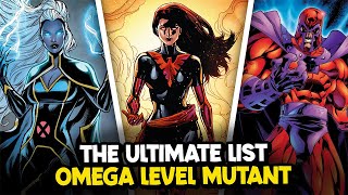 Supreme Power Top 10 Omega Level Mutants in Marvel Universe [upl. by Ahtreb]