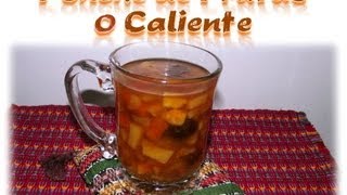 Receta de Ponche de Frutas o Caliente Guatemala [upl. by Waldron]