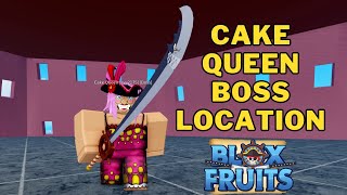 Where To Find Cake Queen in Blox Fruits  Cake Queen Boss Location [upl. by Annasus]