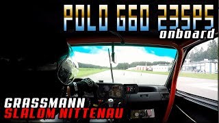 Polo G60 235PS  Christian Grassmann Slalom Nittenau 082017  THEIBACHPERFORMANCE [upl. by Htebazileyram]