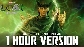 LOKI Theme  1 HOUR GLORIOUS PURPOSE VERSION  Ascension Soundtrack OST [upl. by Lampert]