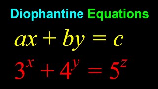 Diophantine Equations Strategies and Examples [upl. by Schnurr299]