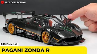 Unboxing of Pagani Zonda R 118 Diecast Model Car by AUTOart Signature 4K [upl. by Elyagiba677]