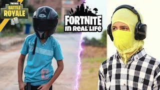 Fortnite in Real Life  Battle Royale  A Futuristic Short film VFX Test [upl. by Annasus]