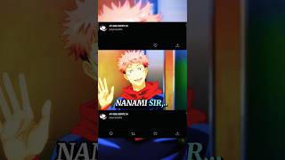 𝗬𝘂𝗷𝗶 𝗺𝗲𝗲𝘁𝘀 𝗡𝗮𝗻𝗮𝗺𝗶 𝗳𝗼𝗿 𝘁𝗵𝗲 𝗳𝗶𝗿𝘀𝘁 𝘁𝗶𝗺𝗲  Hindi 🇮🇳 ft shorts yujiitadori nanami jujutsukaisen [upl. by Darci]