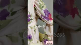 Chiffon Dress •Pattern w Sample •MTO •RtwBULK•Fabric Cutting [upl. by Artinad]