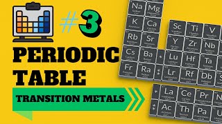 Transition Metals  Periodic Table  MsChemic [upl. by Neelav]