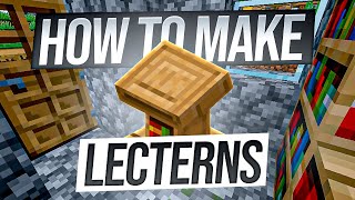 How to Make a Lectern in Minecraft  Scalacube [upl. by Arraic131]