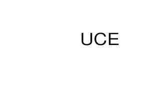 How to pronounce UCE [upl. by Tavia857]