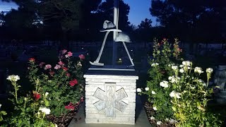 Faces in deathpalms cemetery nw 2 Las vegas Nevada [upl. by Rubens441]