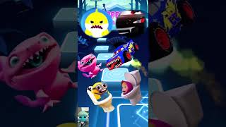 Baby Shark Exe Scary Lightning McQueen Skibidi Toilet Exe Talking Tom Evil x coffin dance shorts [upl. by Thaxter900]