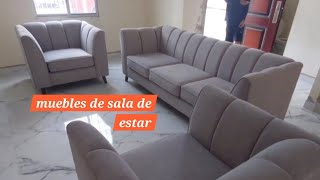 muebles de sala living room 2da parte [upl. by Reinertson]