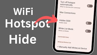 How to Hide WiFi SSID on Mobile [upl. by Edya]