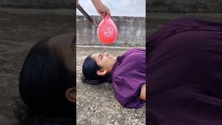 water balloon cutting challange 🎈TomampJerry 👍DiyaIshwarya shorts [upl. by Schofield]