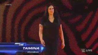 Tamina Entrance  Smackdown Live 6202017 [upl. by Alston354]