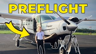 Cessna Caravan Preflight Walk Around  Susi Air Pilot 2024 [upl. by Eserrehs]