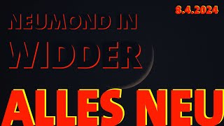 Neumond in Widder – Der Mut der kleinen Entscheidung – April Neumond am 842024 [upl. by Natloz]