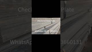 Carbon Checkered steel plate carbon carbonsteel factory fyp checkered chequered steelplate [upl. by Ttayh]