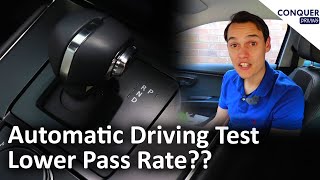 Why the automatic driving test has a lower pass rate in the UK [upl. by Ecirtaeb318]