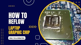 How to reflowreheat graphic chip laptop [upl. by Yren]