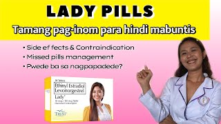 LADY PILLS TAMANG PAGINOM Pwede ba sa breastfeeding  Lady pills Side effects Tagalog [upl. by Ahsitul]