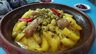 MOROCCAN TAGINE CHICKEN POTATO AND OLIVES [upl. by Alessandro]