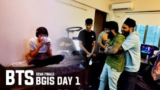 BEHIND THE SCENES OF BGIS SEMIFINALS  Ft GodLike Esports DILSEGODLIKE [upl. by Elfie]