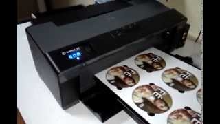 GoPrint UV Diy UV Led CD printer [upl. by Ahsinar986]