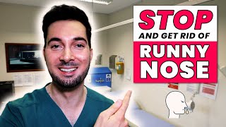 How to get rid of a runny nose and home remedy to stop fast [upl. by Irved]