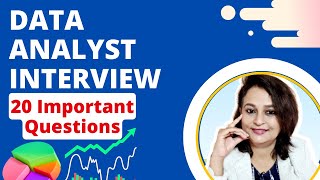 20 Basic Data Analyst Interview Questions amp Answers  Master Key Concepts  Conceptual Questions [upl. by Basham]