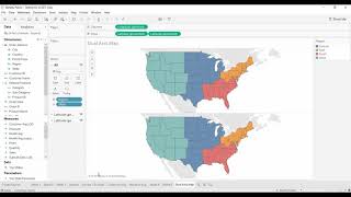 Tableau Tutorial  Maps with shaded States and sized Cities [upl. by Spancake551]