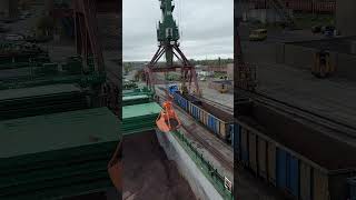 ZINC CONCENTRATE CARGODischarging Operation youtubeshorts [upl. by Pedrotti]