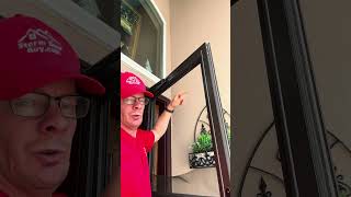 This happens when a retractable screen fails stormdoors diy install [upl. by Emoryt]