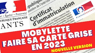 Immatriculer sa Mobylette en 2023 sur le site de lANTS Nouvelle Version 5 min pour tout comprendre [upl. by Atteynot407]