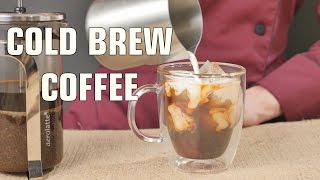 How to make Cold Brew Coffee with French Press [upl. by Akissej]