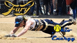 Fury Fastpitch Vegas 02 vs Ohio Energy 14u fastpitch softball game [upl. by Rehotsirk436]